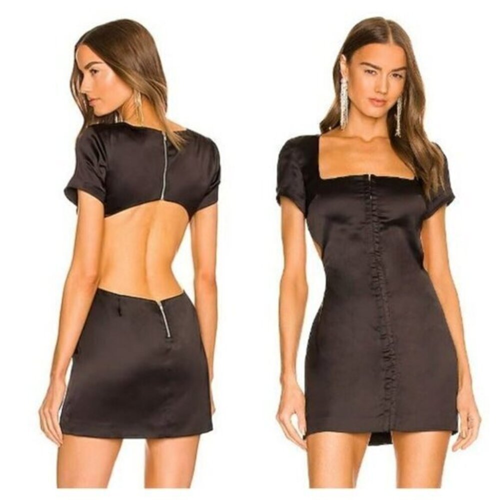 Michael Costello x REVOLVE Elodie Mini Dress - Black